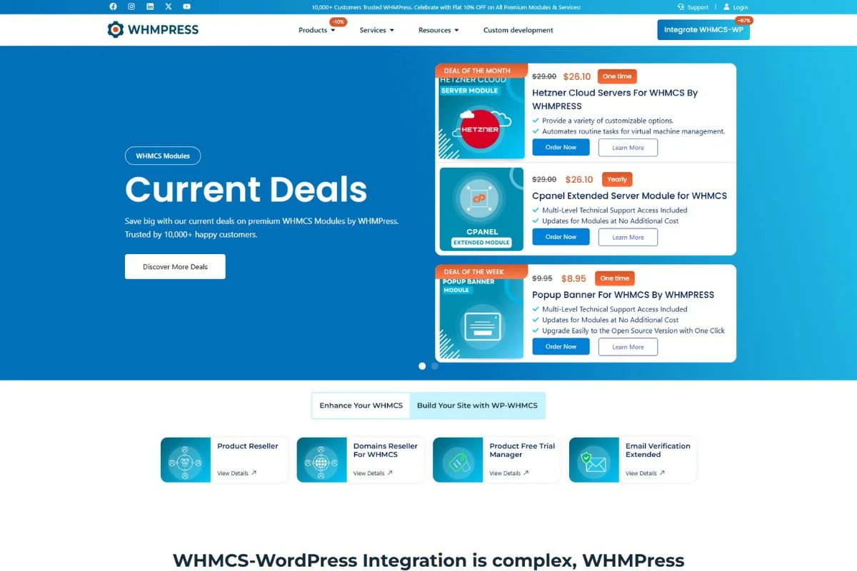 WHMPress website